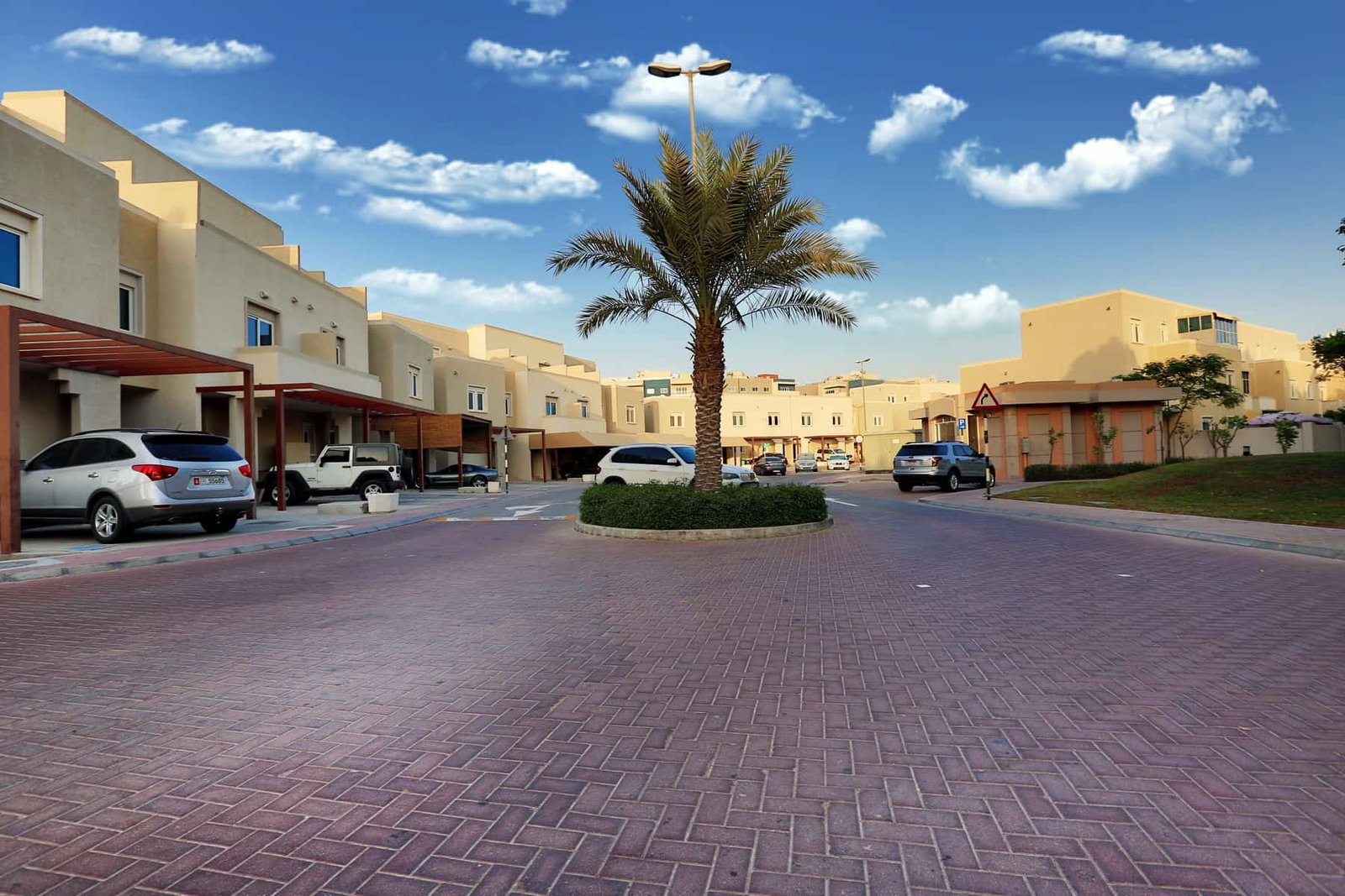 Spacious living room inside Al Reef Arabian Villas with modern interiors, elegant furniture, and natural lighting for premium family living